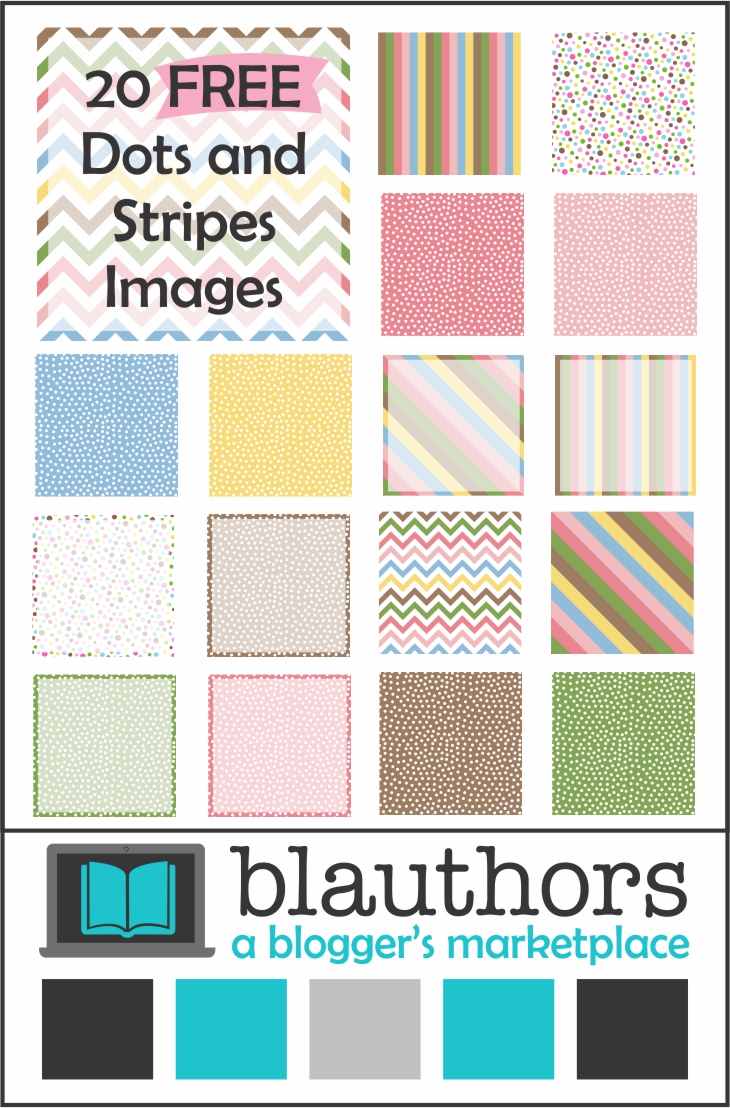 Colorful Dots and Stripes FREE from blauthors