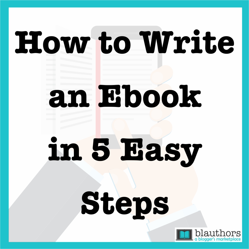 How to write an ebook