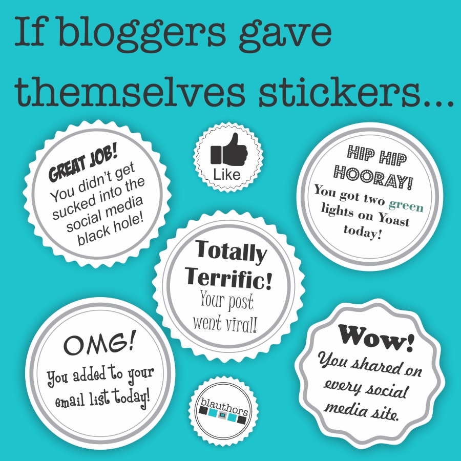 If bloggers gave themselves stickers