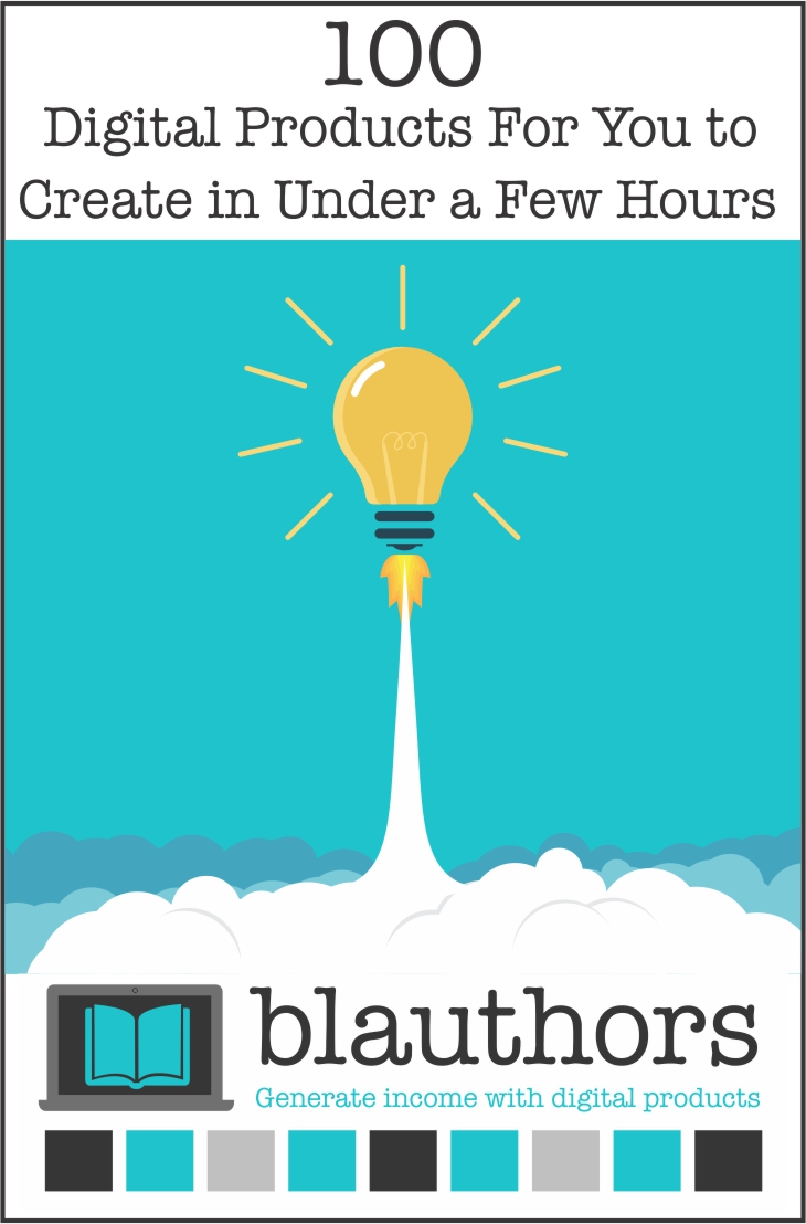 Do you struggle to come with up ideas for email opt-ins or profitable digital content?  Many times bloggers think that advertising is a way to go and work so hard to get page views to earn advertising revenue.  For me, I have always done the opposite.  I create content to provide value to my readers and to offer products that solve a problem for them.  Mostly to save them time.  Since we ALL need more time!  So hopefully, this list of 100 digital product ideas that you can create in less than a few hours will provide value to you and save you time.