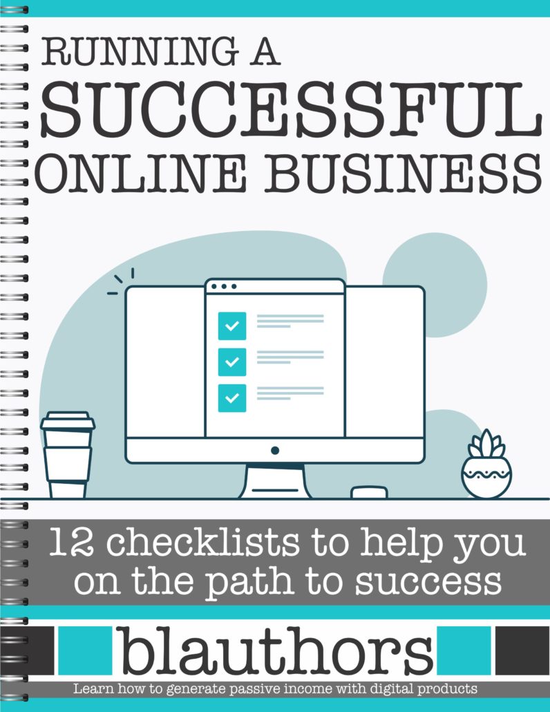 Running a Successful Online Business - 12 Checklists to Help You on the Path to Success digital download includes 120 actionable steps to take your business to the next level all in one easy to access format.