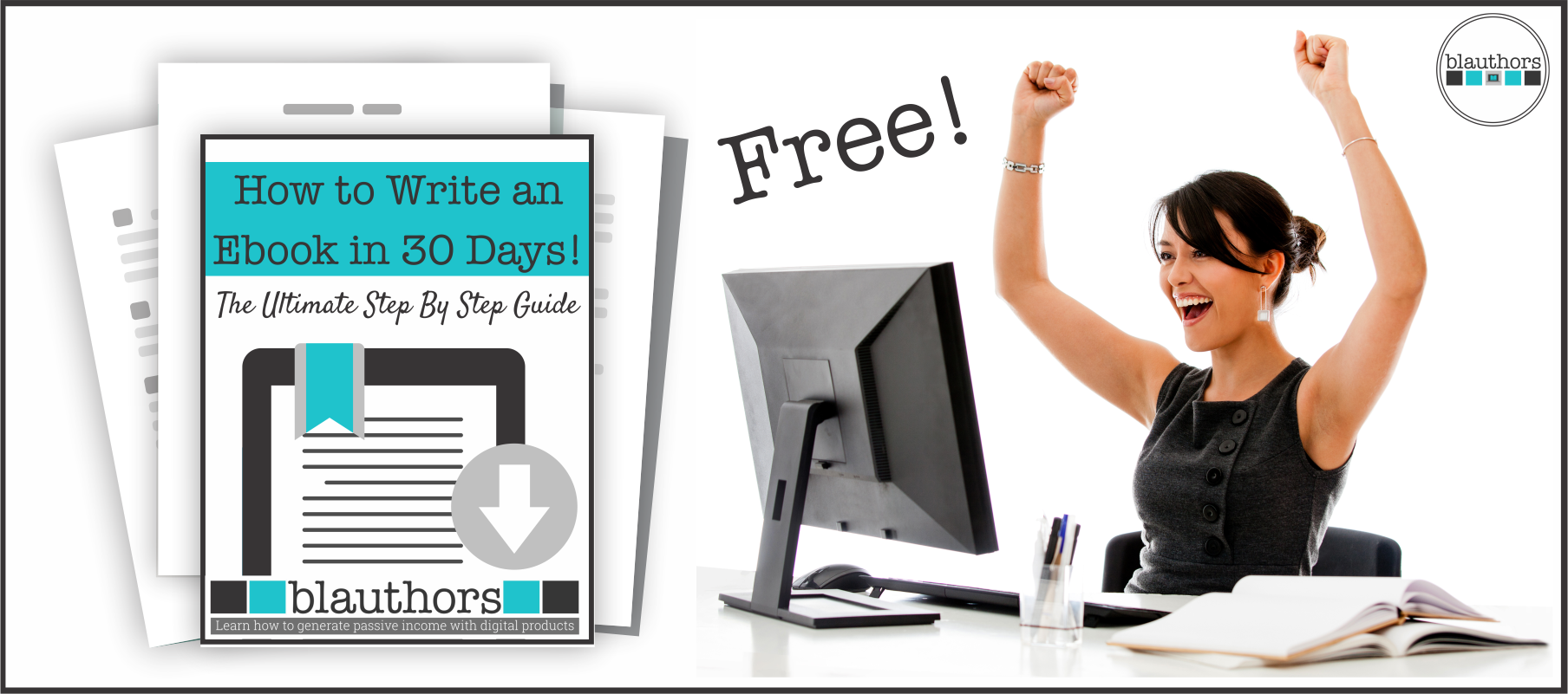 Are you in search of a free ebook template to jump-start your digital product creation?  This free ebook template is big!  
