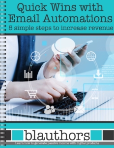 Are you looking to earn more money from your evergreen digital product sales? The Quick Wins with Email Automation Workbook will walk you through the 5 steps on this easy and profitable way to increase revenue.